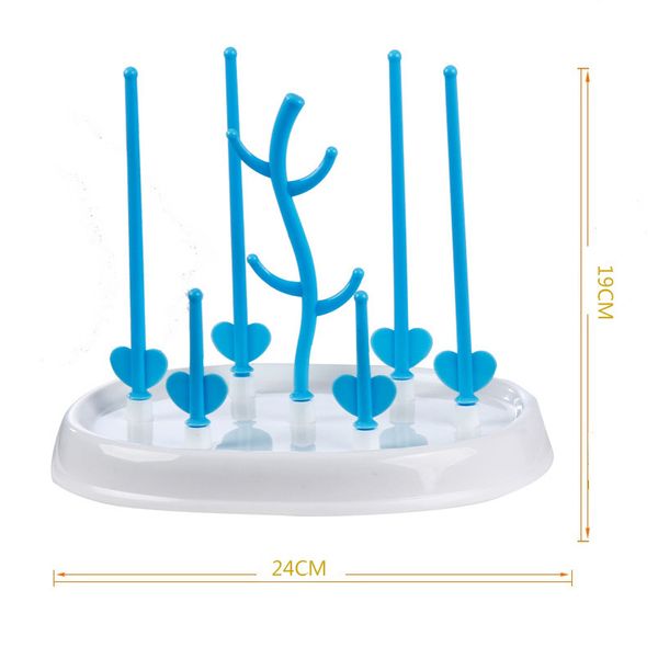 

useful cleaning drying rack shelf baby bottle dryer rack simple tree shape kitchen feeding holder tools
