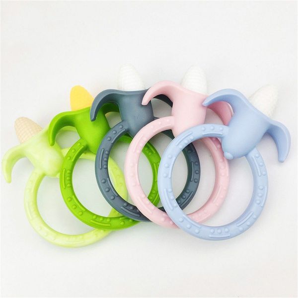 

baby food grade silicone corn molar stick baby solid tooth cleaner