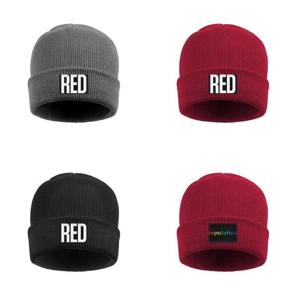 

мода тейлор свифт красный поп-музыка эластичные мягкие шапочки череп шляпы ролл репутация гей-прайд радуга стряхнуть его старинные старые, Blue;gray