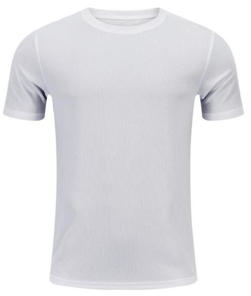 

2019 men's tight clothes running short-sleeved quick-drying t-shirt 2278, Black;blue