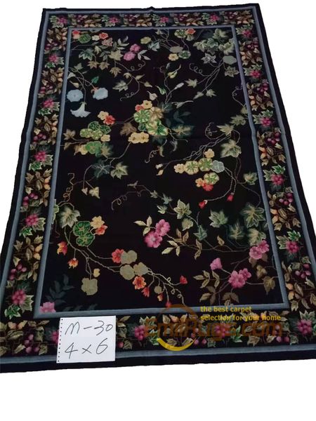 

aubusson hand-stitched oriental square carpets new price french needlepoint 100% wool floral carpet wool knitting carpets