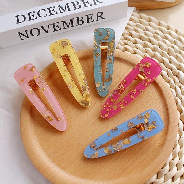 

water drop shaped vintage women acetic acid hair clips hairpins waterdrop barrettes girls hairgrips hair accessories for girls joapb, Black