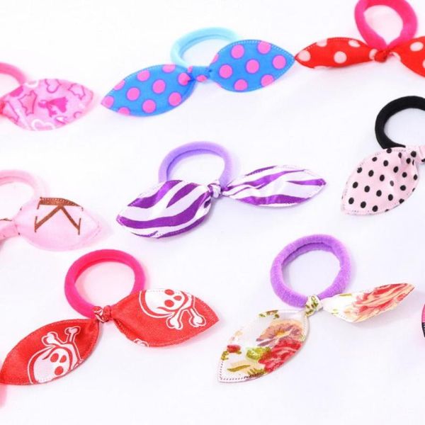 

2000pcs elastic hair bands cute ponytail holder rubber bands, Slivery;white