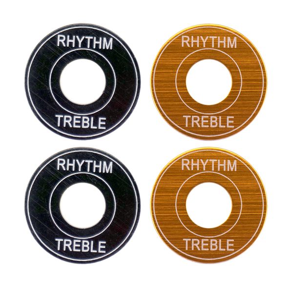 

durable 4x golden black 3-way guitar toggle switch washers rings