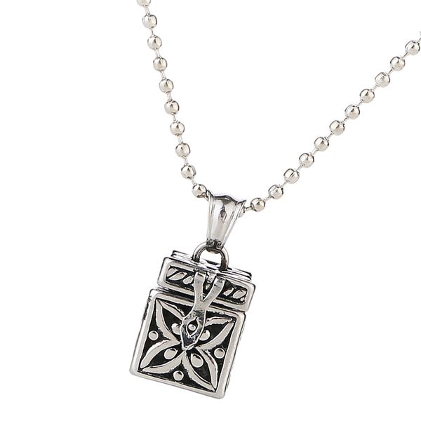 

vintage 316l stainless steel openable, Silver