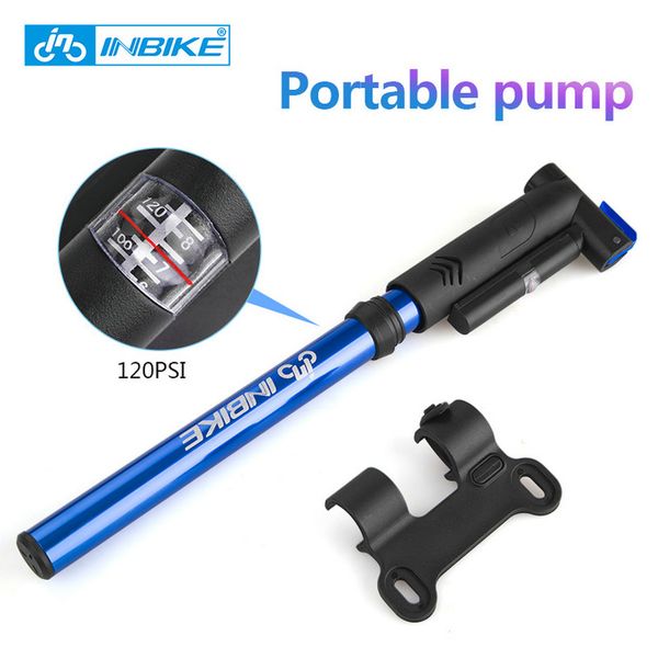 

inbike bicycle pump bike tire portable inflator air pump mountain road bike mtb cycling air press frame bicycle accessories