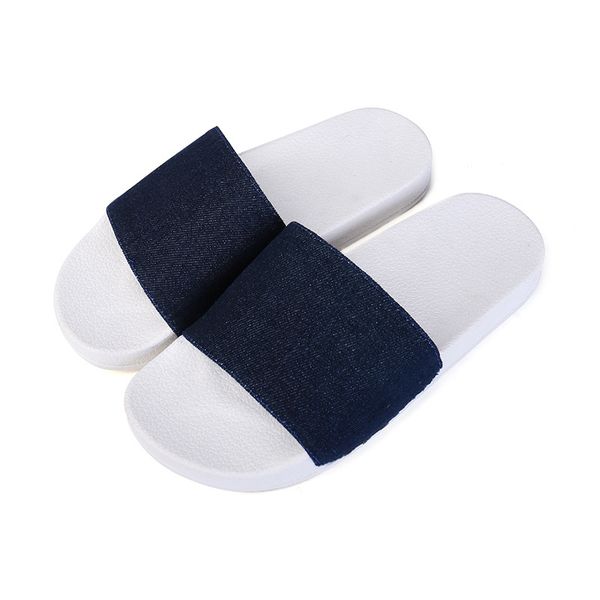 

summer beach slippers female home indoor slip on cloth slippers flat platform shoes flip flops women's slides casual shoes woman, Black