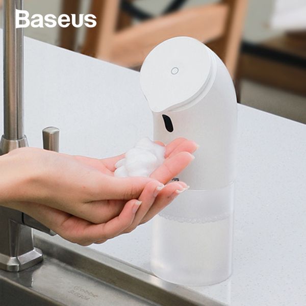 

baseus hand washer automatic induction foaming touch-less soap dispenser 0.25s infrared induction for family smart home kitchen