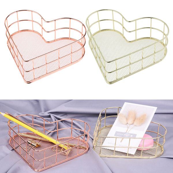 

2pcs metal iron storage basket bathroom holder rack kitchen shelf organizer