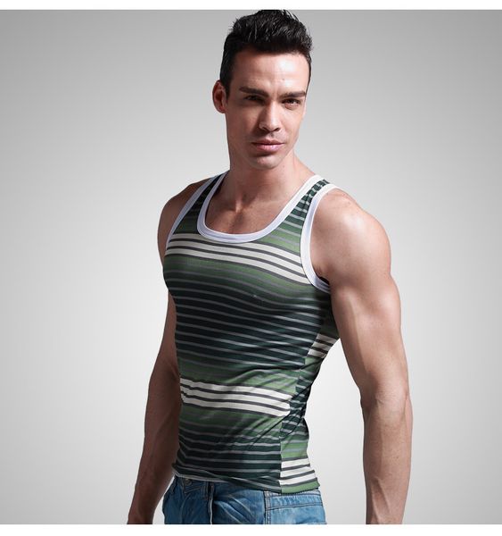 

tank mens sleeveless t shirts summer cotton slim fit men clothing, White;black