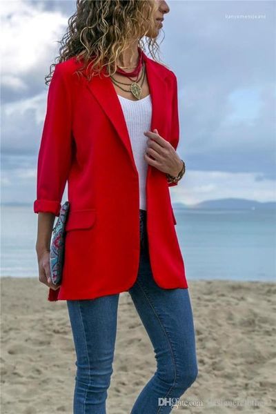 

blazers patchwork pure color long sleeve lapel neck blazers female clothing new arrival business women, White;black