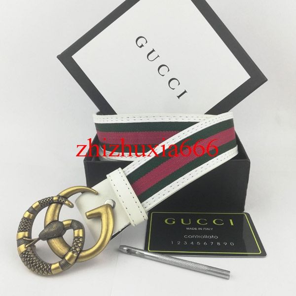 

2019 new with box new genuine leather brand ladies belt drill buckle brand belt leather waistband 105-120cm, Black;brown