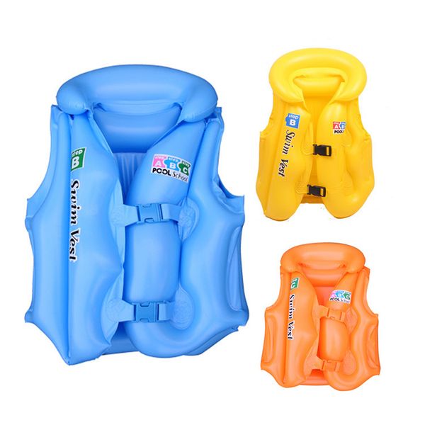 

ins professional safety childrens inflatable tank bathing suit inflatable childrens life jacket life buoy swim ring big boy mens and wom, Black;white