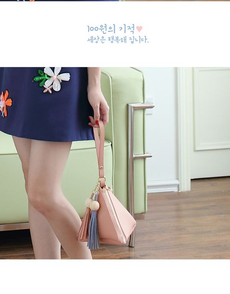 

ainvoev 2019 leather handbag mini triangle women clutch purse hand bag lady clutches casual phone package portefeuille femme