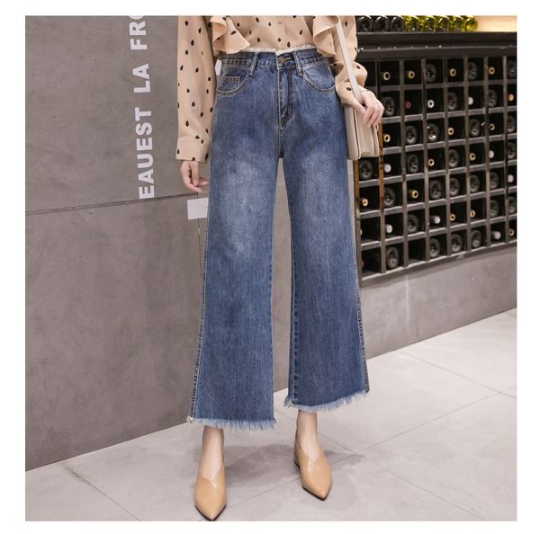 

navy blue leisure torre joker splicing harlan turnip pants