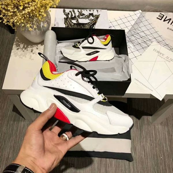 

2019 platform luxury shoes sneakers for men women lace up fashion designer shoes casual jh18060605 t01, Black