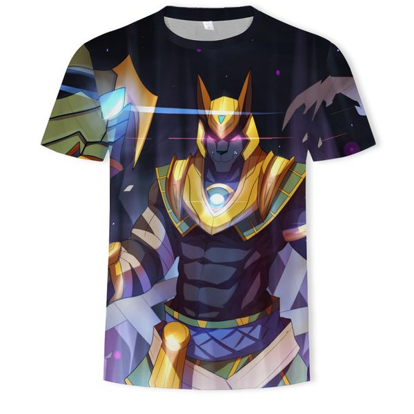 

mens designer desert death 3d digital printing round collar short sleeve t-shirt, White;black