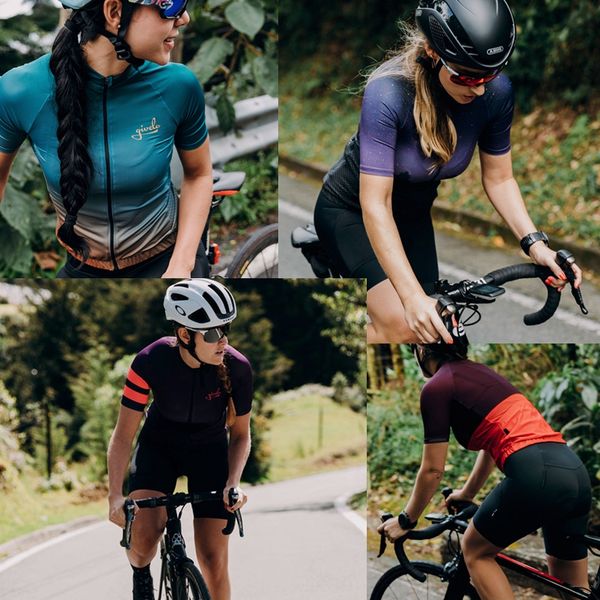 

racing jackets brand go pro team 2021 cycling jersey women latest arrival cycle wear mtb road bike sport mujer, Black;red