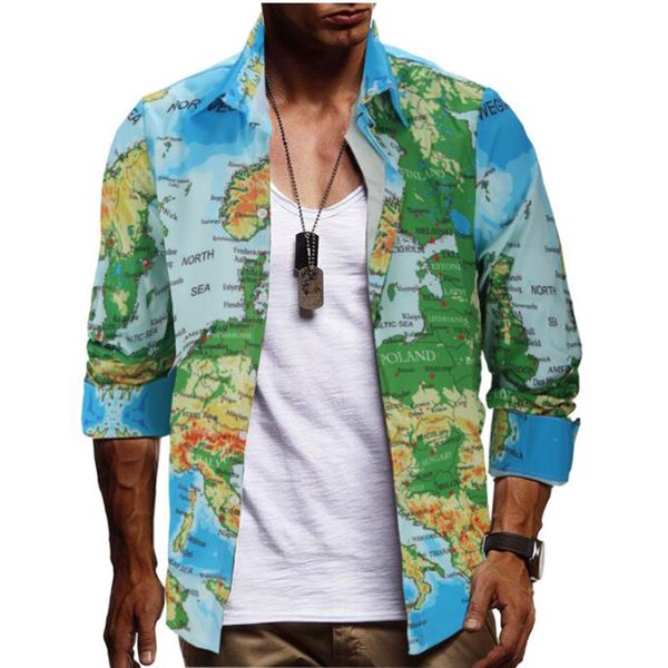 

luxury printed men long sleeved shirt slim fit hawaiian shirt casual fashion summer men beach luxury, White;black