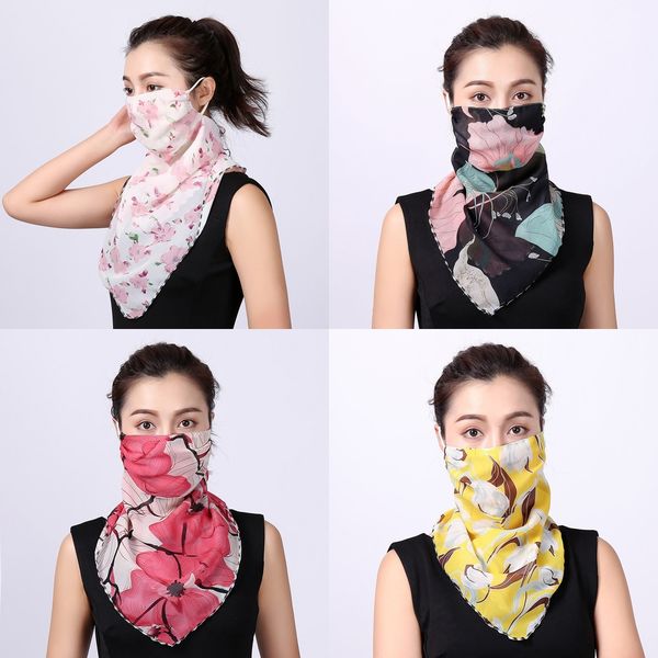

zdcog хлопок печати maskswashable и многоразовый facemaskfilter шарф ткань для лица маски forprotection bylima цветочные, Black