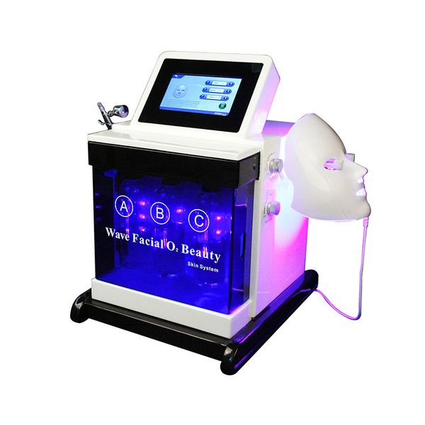 

5 in 1 hydro dermabrasion hydro peel water microdermabrasion diamond peel facial cleansing skin lifting machine with 6 sets hydra tips