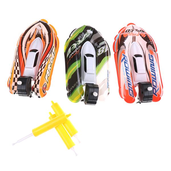 

новое поступление надувная гоночная лодка игрушка подарок для ванной комнаты пляж бассейн купание заводные игрушки для детей ремонтная лодка