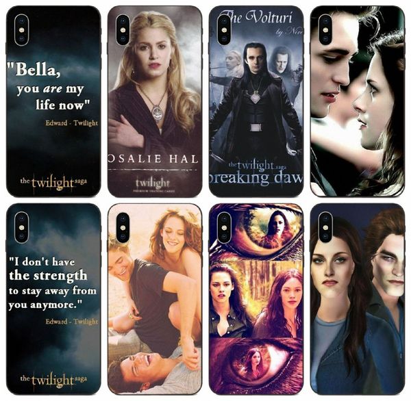 

[tongtrade] vampire twilight bella and edward case for iphone 8s 7s 6s 5s plus x xs 11 pro max samsung s10 s9 huawei mate 30 xiaomi 10 case