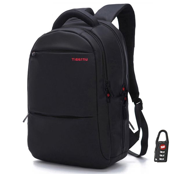 

theft 20l large capacity 15.6 inch college backpacks men black backpack female women mochila lapbag15.6 17 inch