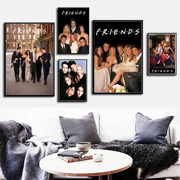 

friends tv show classic bar posters and prints canvas painting pictures on the wall vintage poster decorative home decor cuadros