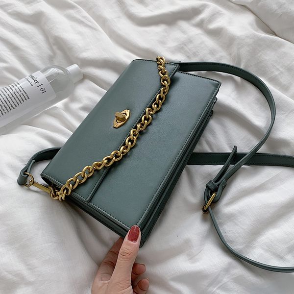 

european fashion casual crossbody for women 2019 fashion handbag simple chain shoulder messenger bags party evening clutch