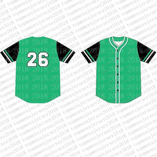 

Top Custom Baseball Jerseys Mens Embroidery Logos Jersey Free Shipping Cheap wholesale Any name any number Size M-XXL 70