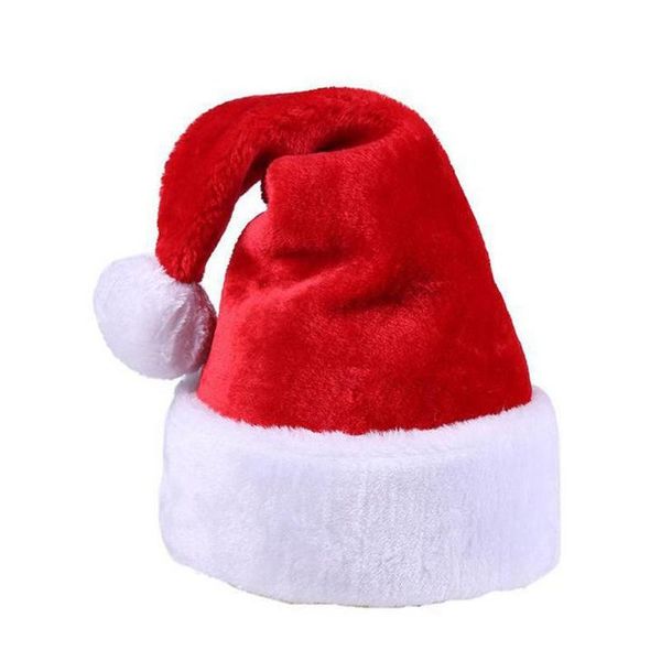 

christmas cap thick ultra soft plush hat cartoon cute cap for kids santa claus holiday fancy hat 109, Blue;gray