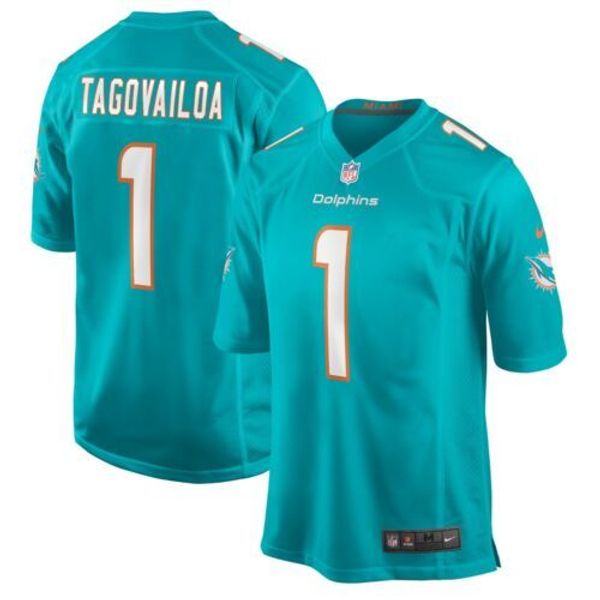

дешевые туа tagovailoa # 1 2020 все цвета top xs-5xl прошитой футбола трикотажных изделий, Gray