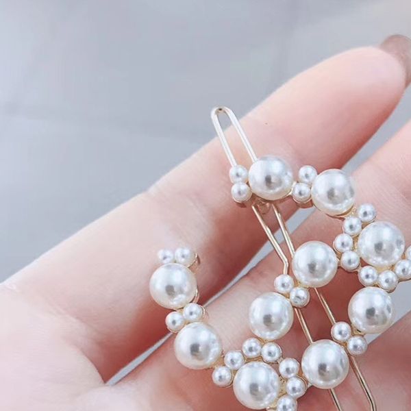 

Новое Прибытие Письмо C Заколка Для Волос Женщины Девушки Белый Жемчуг Письмо Зак