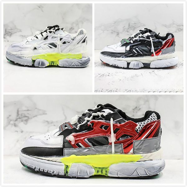 

Hot Italy Melted Detail Fashion Luxury Sneakers Sports Shoes Dissolving Dad Shoes Designer Clunky Sneaker With Box