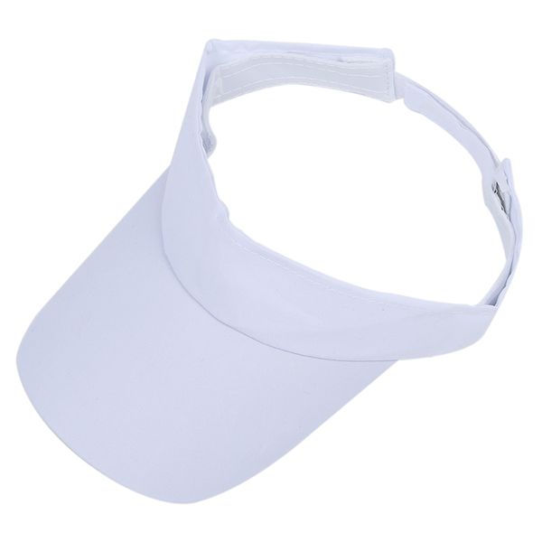 

white sun sports visor hat cap tennis golf sweatband headband uv protection, Blue;gray