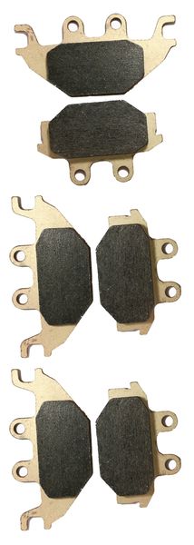 

brake pads set for tgb atv 400 avenger quad 4x2 07 08 2007 2008 front rear