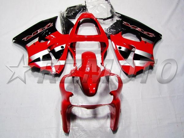 

4 gifts new abs motorcycle full fairings kit fit for kawasaki ninja zx-6r 2000 2001 2002 00 01 02 636 zx6r bodywork set red white