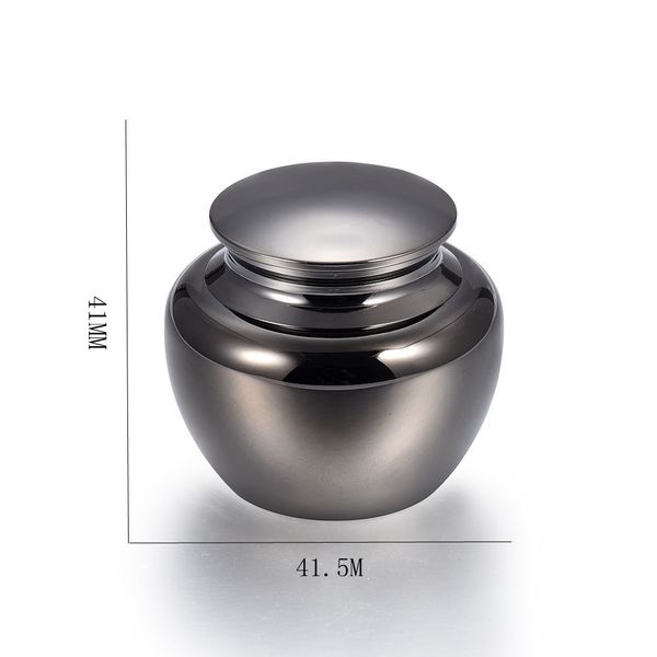 

ksj036 selling apple jar cremation mini urn pet/human memorial cremation jewelry ash keepsake funeral casket stainless steel, Silver