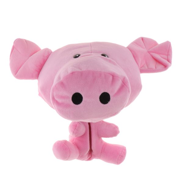 

portable pink pig animal golf club headcover protector training aid