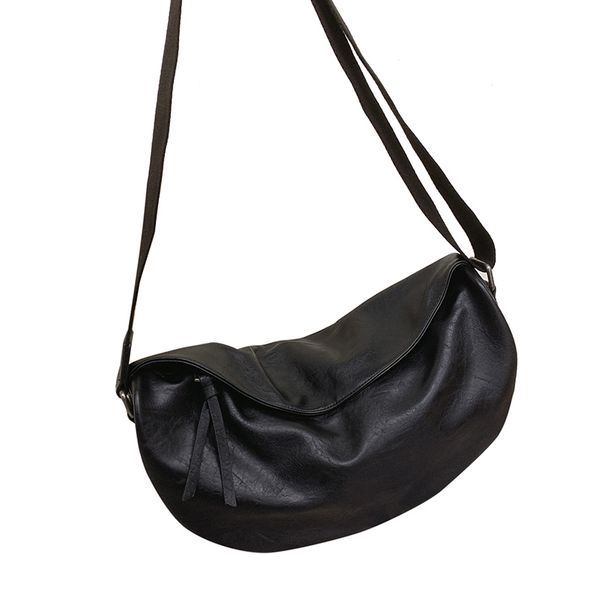 

female all match crossbody bag 2020 new large-capacity dark retro style soft leather single shoulder bag