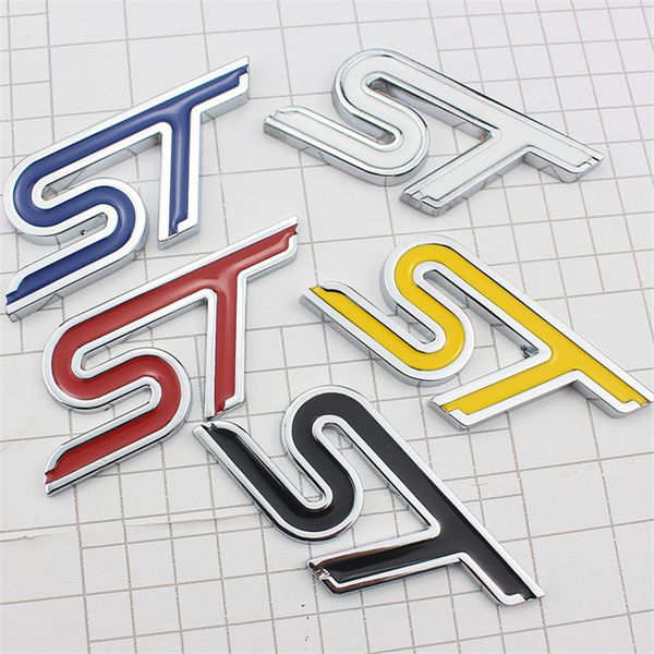 

[Hot] Автомобиль Стилизация Металл 8 * 3см ST эмблема Задний Магистральные знак Tail тел