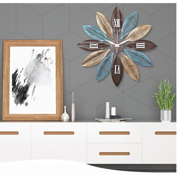 

nordic art abstract geometric wall wall clock living room study office mute quartz clock modern home decoration accessories