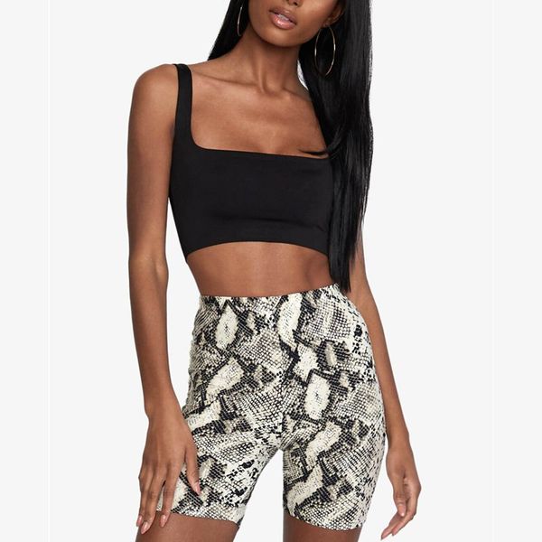 

summer shorts women snake yoga shorts high waist dance gym active sports stretch short trousers fitness workout short, White;red