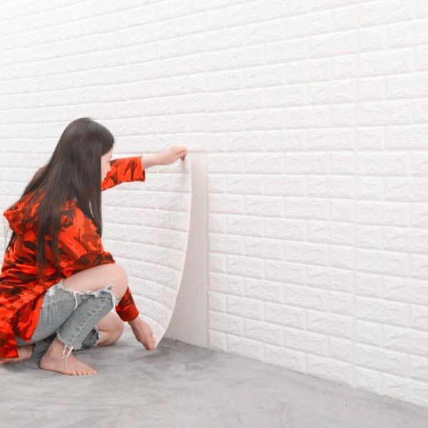 

pe foam 3d wall stickers brick pattern sticker mural waterproof home for wall stickers for kids rooms bedroom living sticker tv backdrop