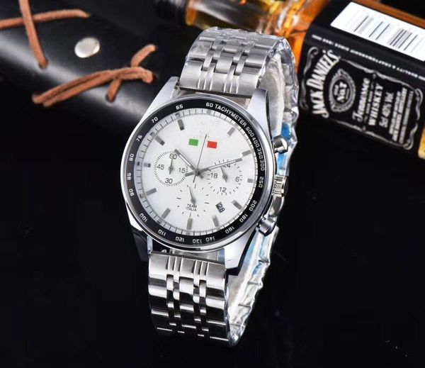 Nuovo marchio AR Luxury Fashion Man Watch Cinturino in acciaio al quarzo Orologio stile speciale orologio da uomo classico per il tempo libero Orologio da polso di alta qualità