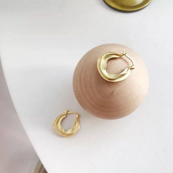 

925 sterling silver earrings moroccan style line earrings temperament gold irregular fashion female silver ear jewelry