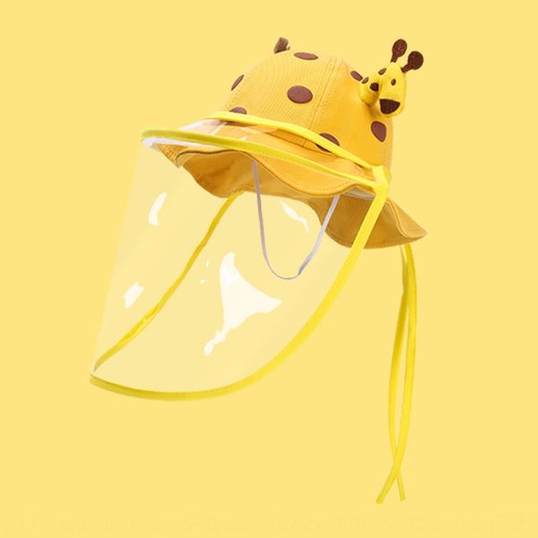 

q5cto children's face protection hat epidemic situation flying children face protection foam epidemic prevention isolation mask detacha, Yellow