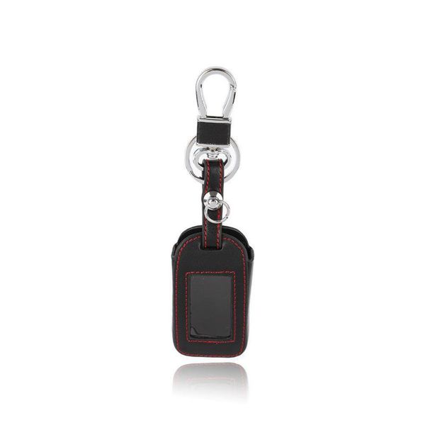 

1pcs e90 leather key fob cover cases for starline e90 lcd remote controller keychain transmitter new