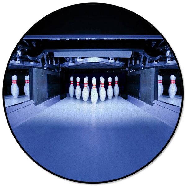 

bowling pattern rugs and carpets for home living room round rug for children rooms non-slip